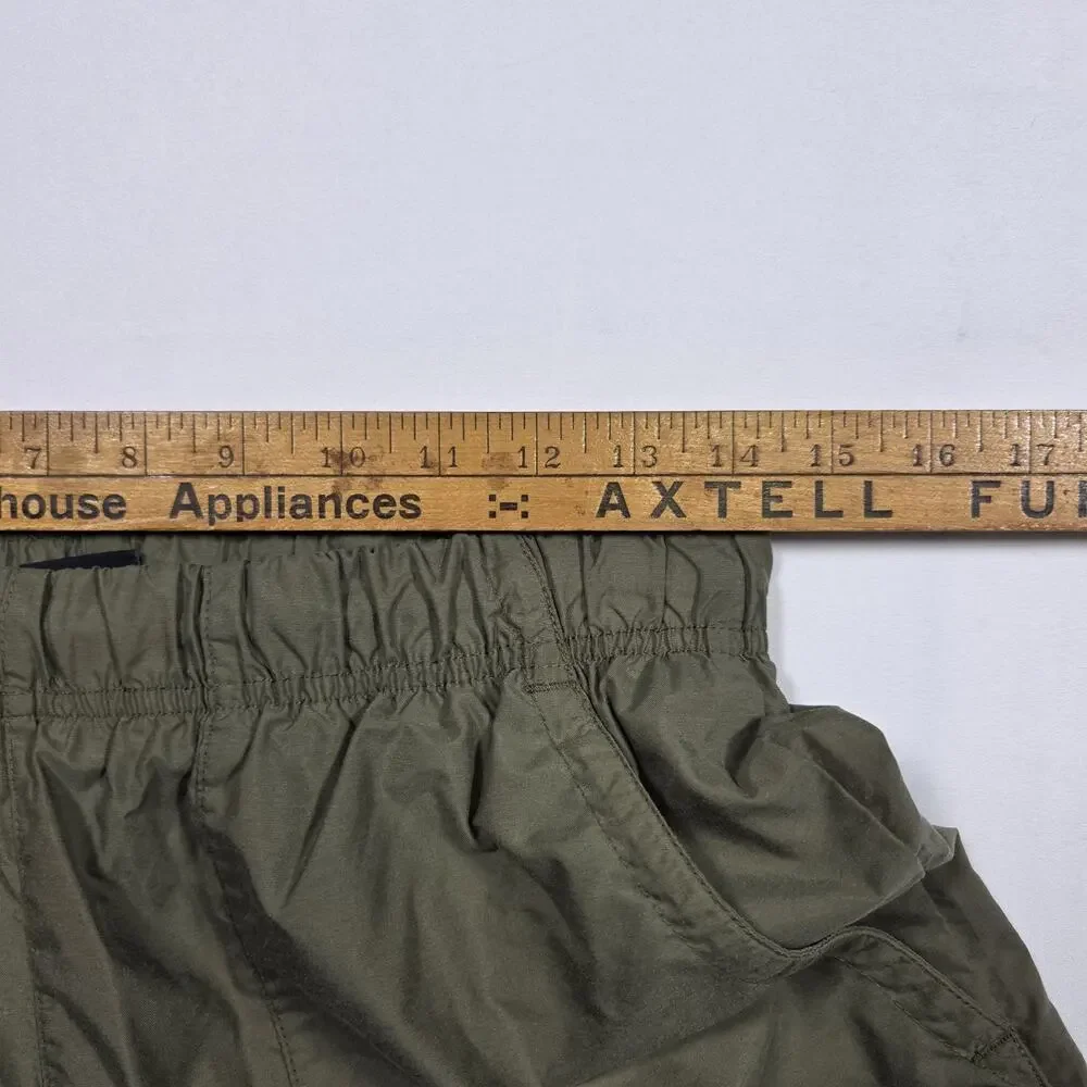 Vintage Nike Board Shorts Mens Small 28 Olive Green Swim Trunks Y2K Surf Beach